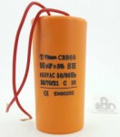 55 uF x 450V AC  CBB60 - K   конденсатор