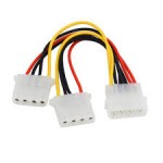 Кабель MOLEX гнездо - 2 х MOLEX вилка переходник питания