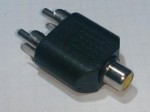 JL- 0634  2 RCA штеккера -> RCA гнездо