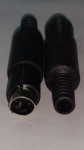 JL- 0727  MINI DIN штеккер  (4 pin) на кабель