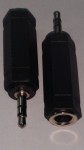 JL- 0582B  переходник 3,5 mm стерео штеккер ->6,35 mm  стерео гнездо